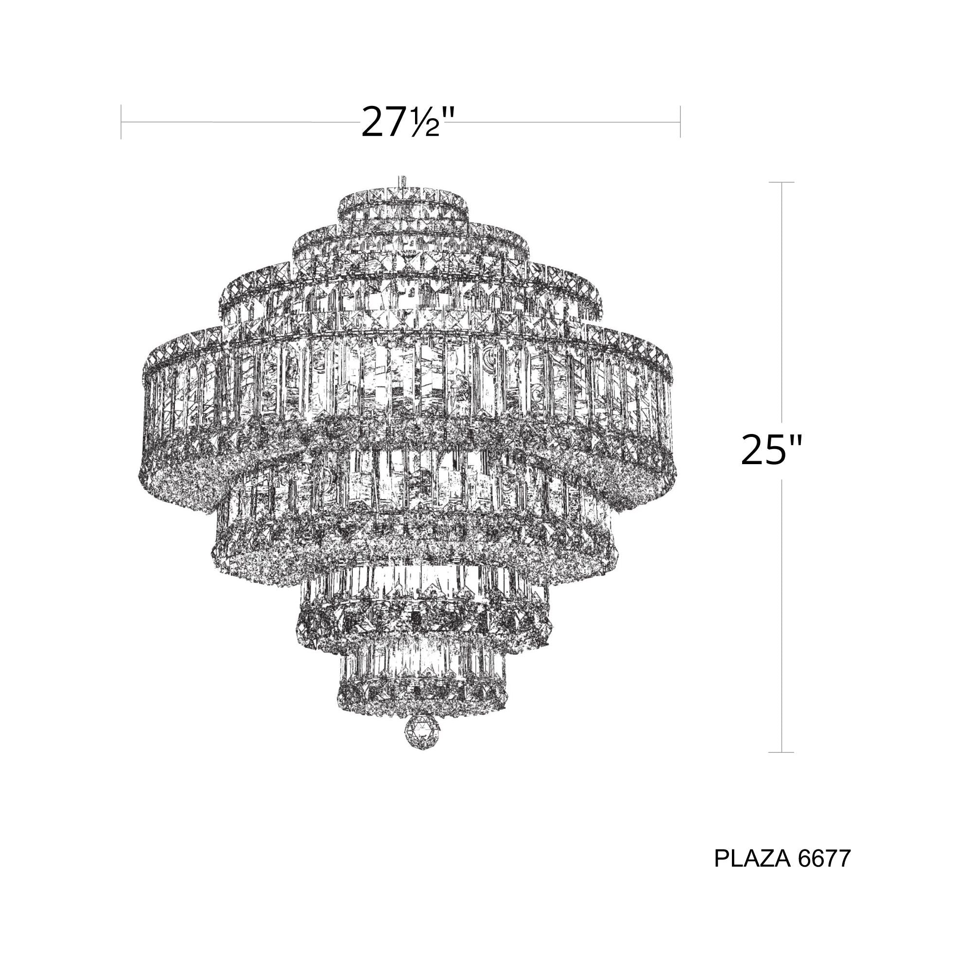 Plaza 31-Light Pendant