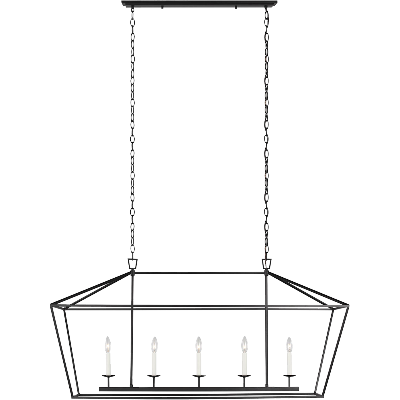 Dianna Five Light Medium Linear Chandelier