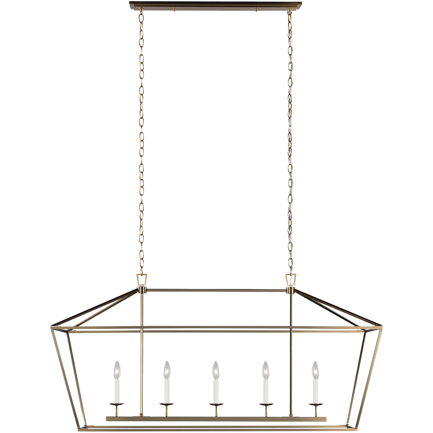 Dianna Five Light Medium Linear Chandelier