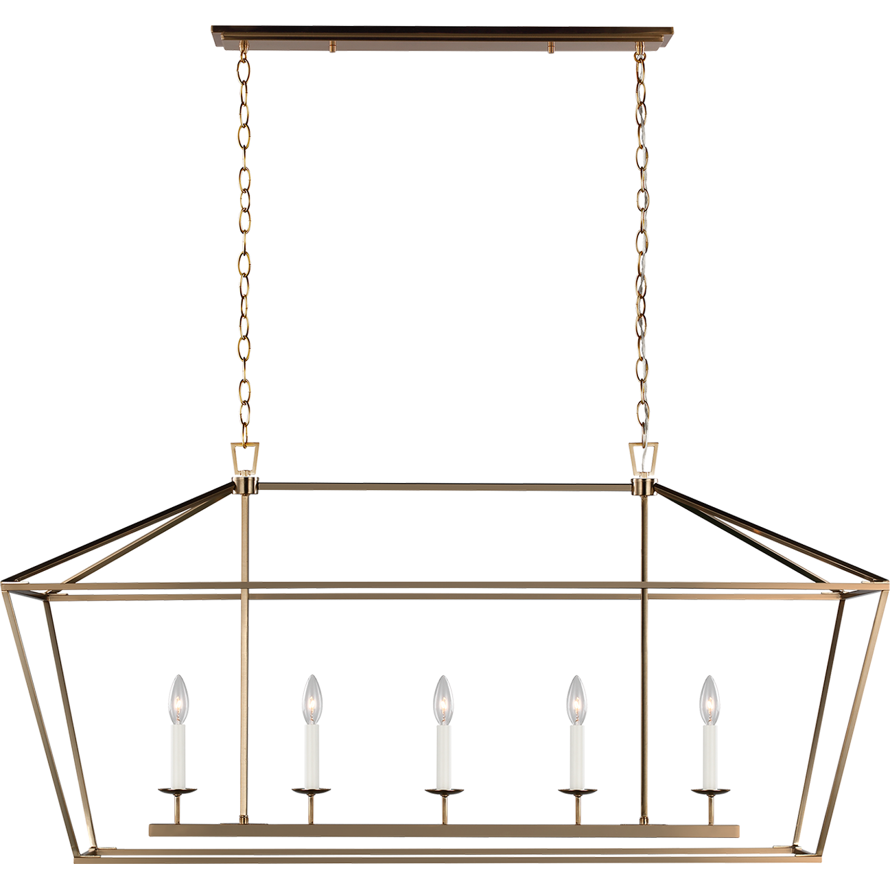 Dianna Five Light Medium Linear Chandelier