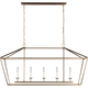 Dianna Five Light Medium Linear Chandelier