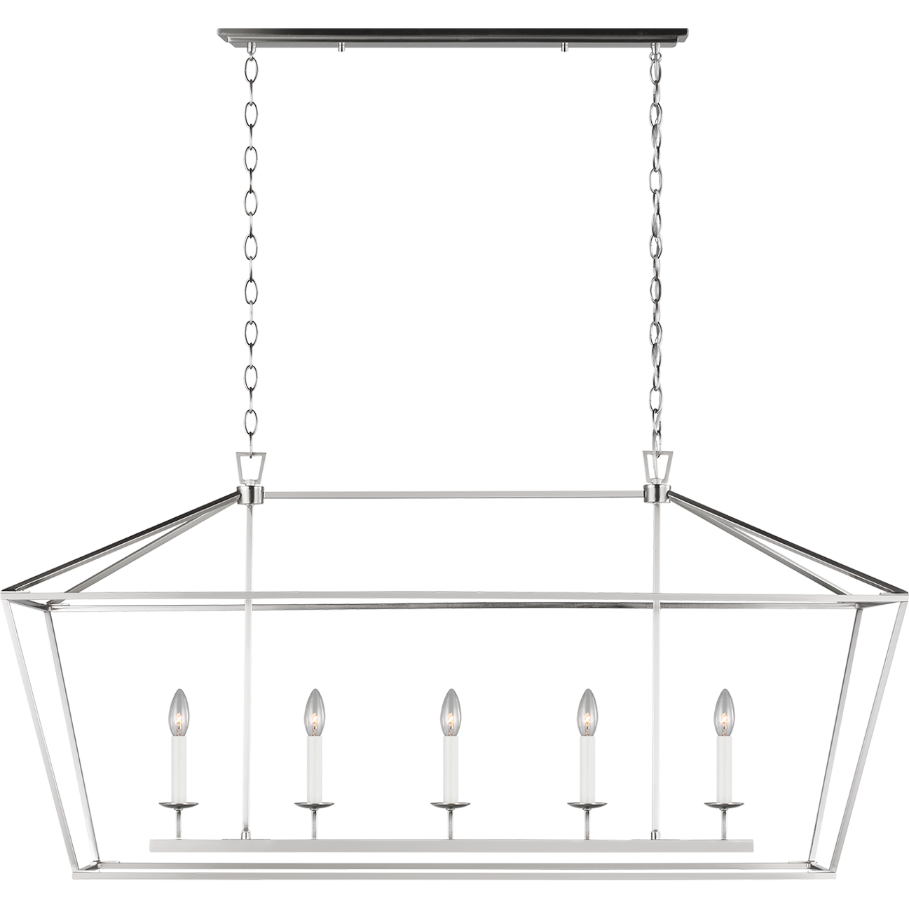 Dianna Five Light Medium Linear Chandelier