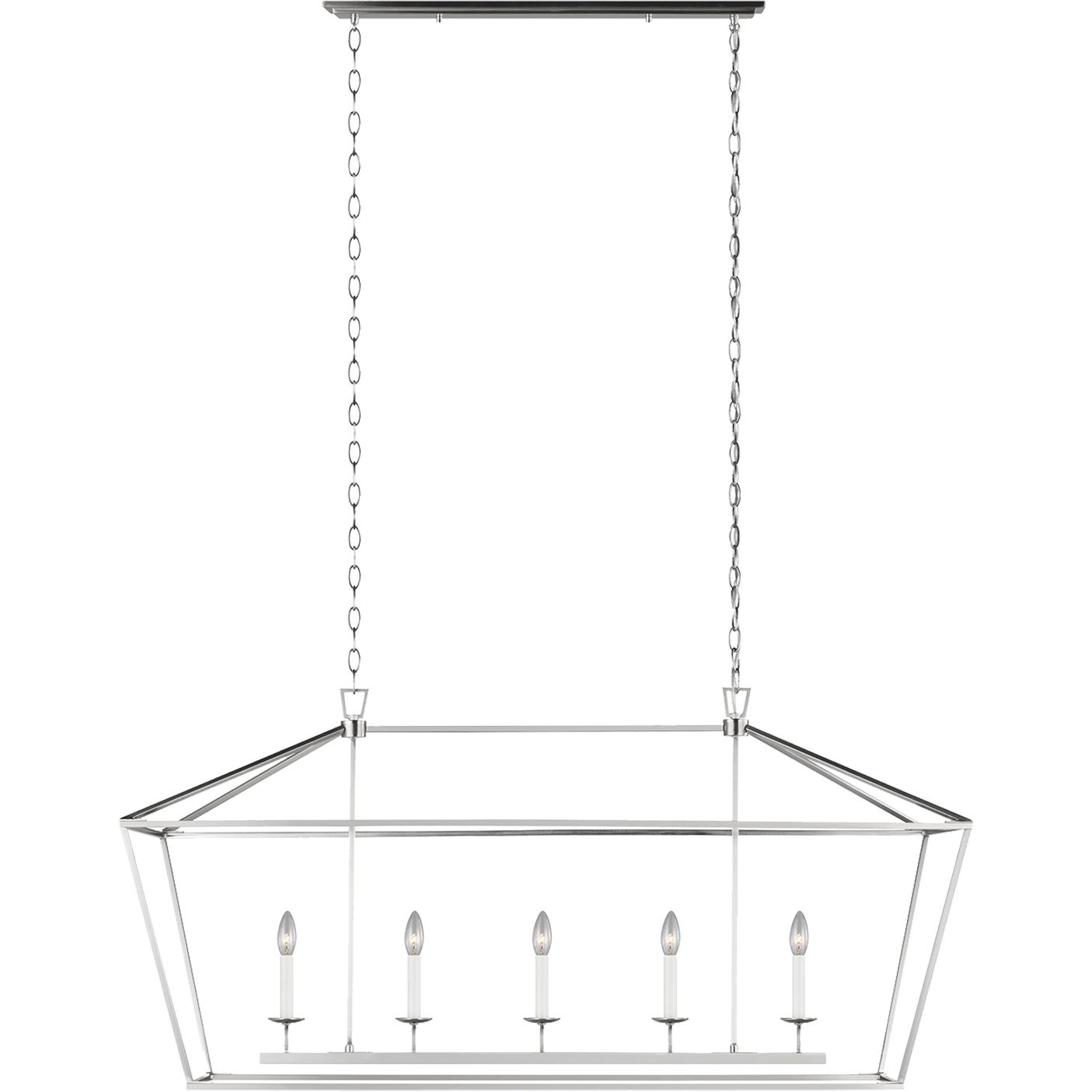 Dianna Five Light Medium Linear Chandelier