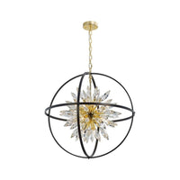 Sunburst 18-Light Chandelier