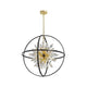 Sunburst 18-Light Chandelier