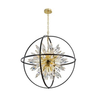 Sunburst 18-Light Chandelier