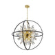 Sunburst 18-Light Chandelier