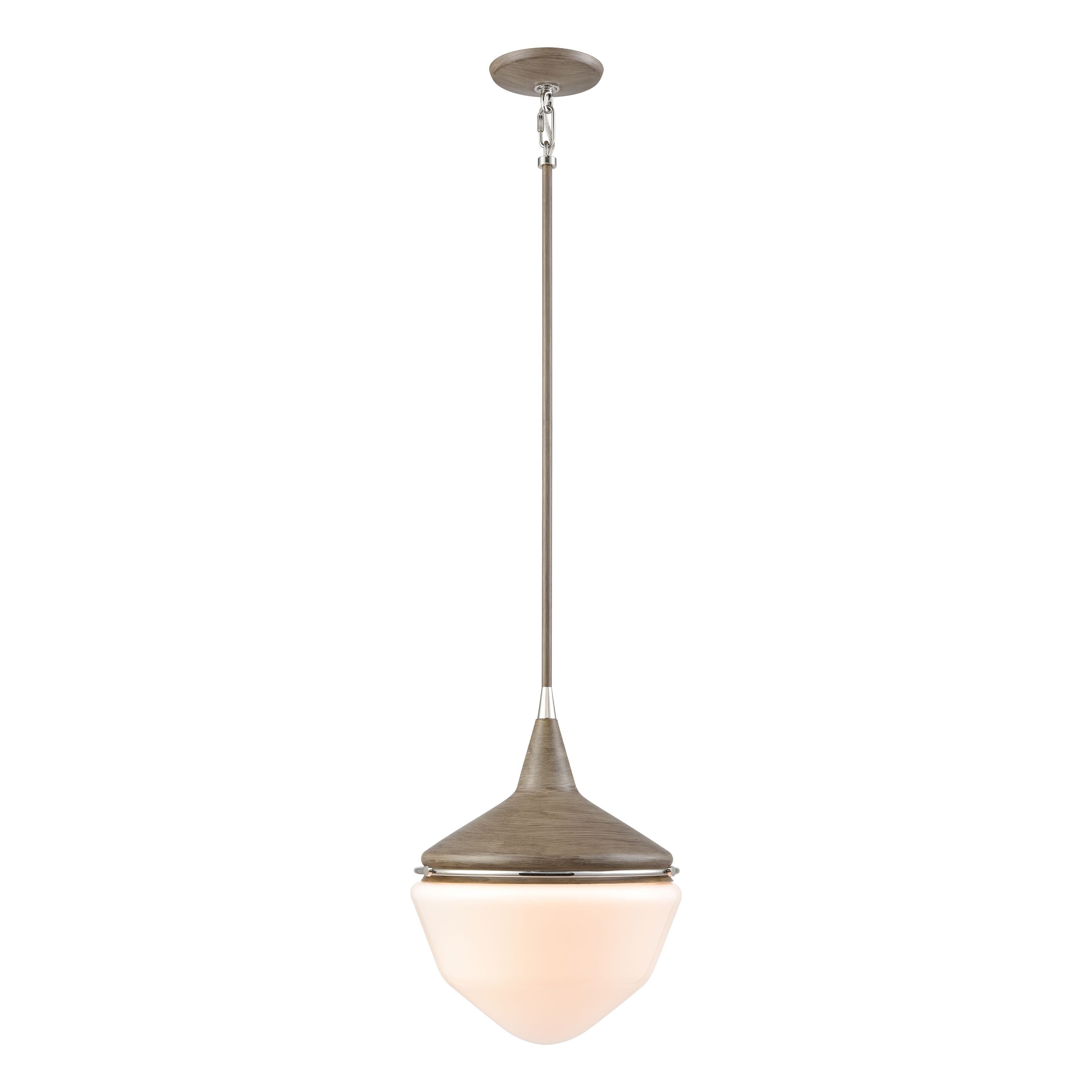 Mid-Century Schoolhouse 12" Wide 1-Light Mini Pendant