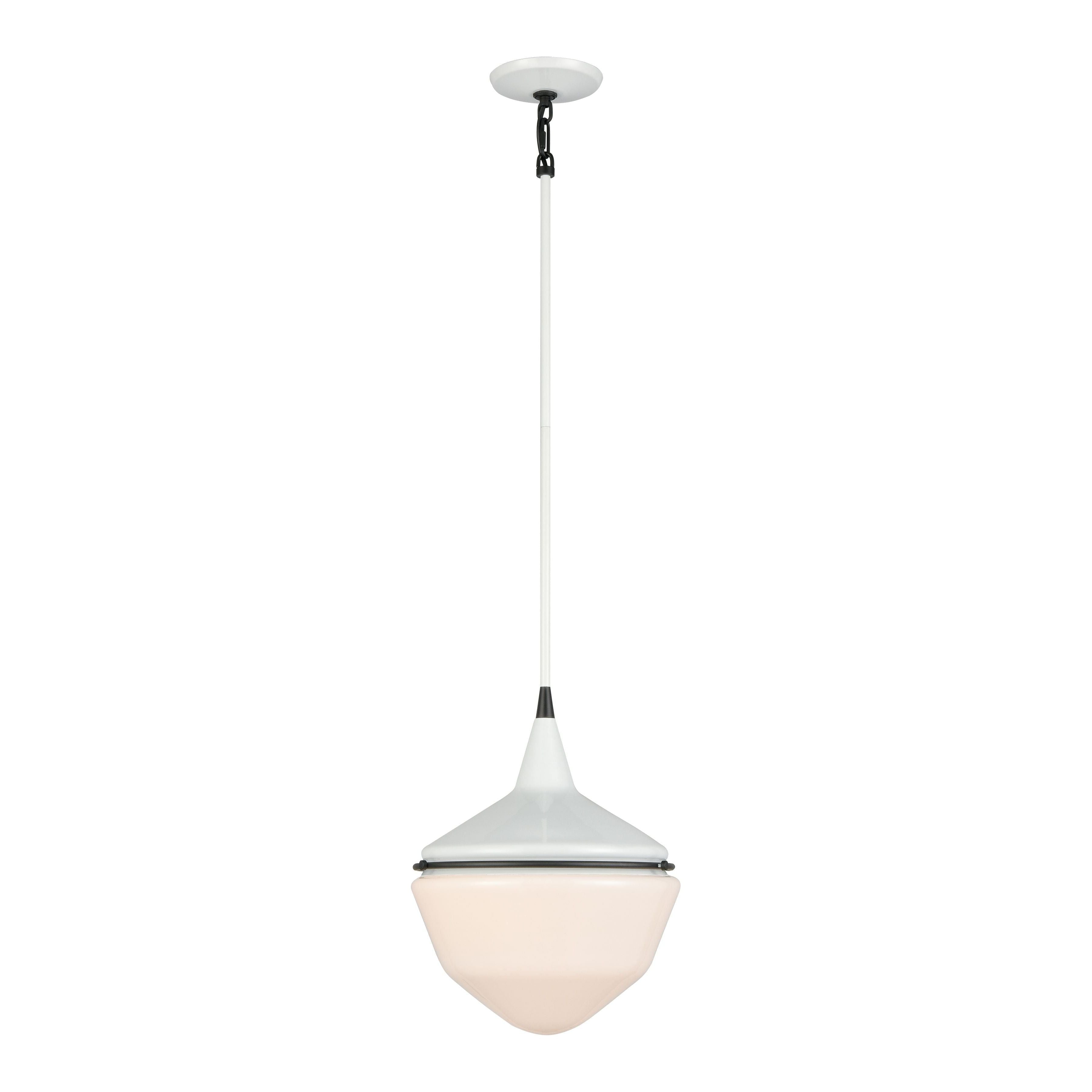 Mid-Century Schoolhouse 12" Wide 1-Light Mini Pendant