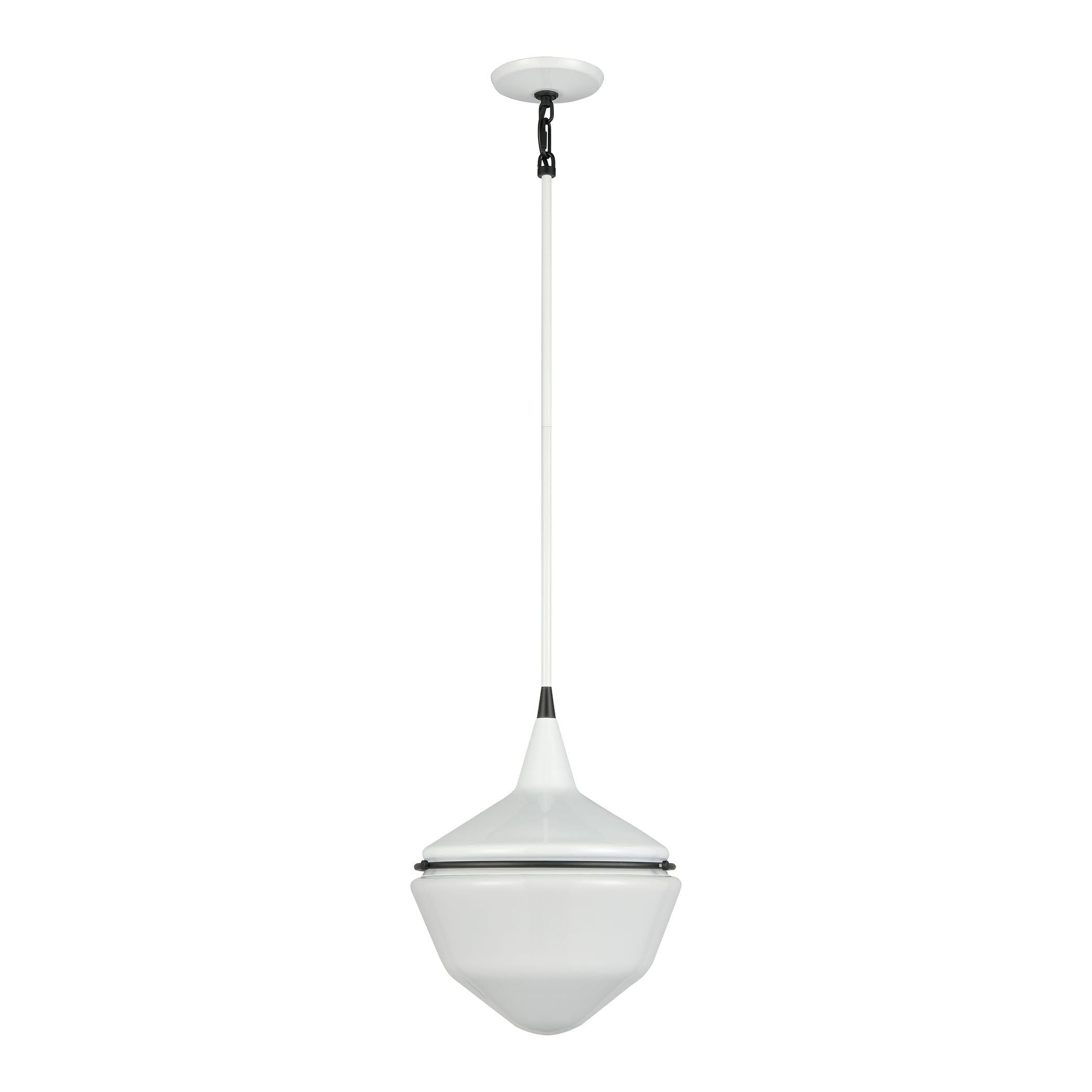 Mid-Century Schoolhouse 12" Wide 1-Light Mini Pendant