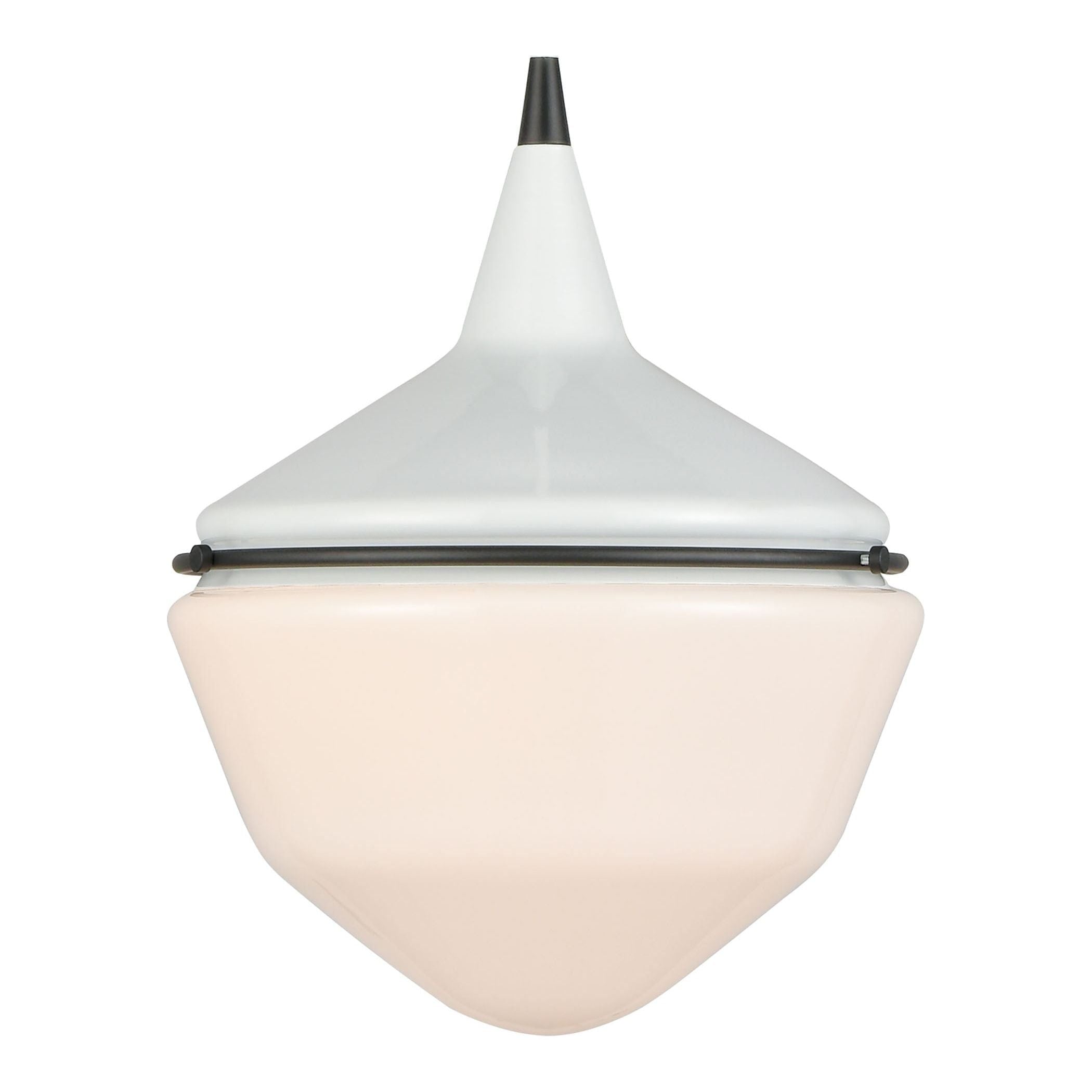 Mid-Century Schoolhouse 12" Wide 1-Light Mini Pendant