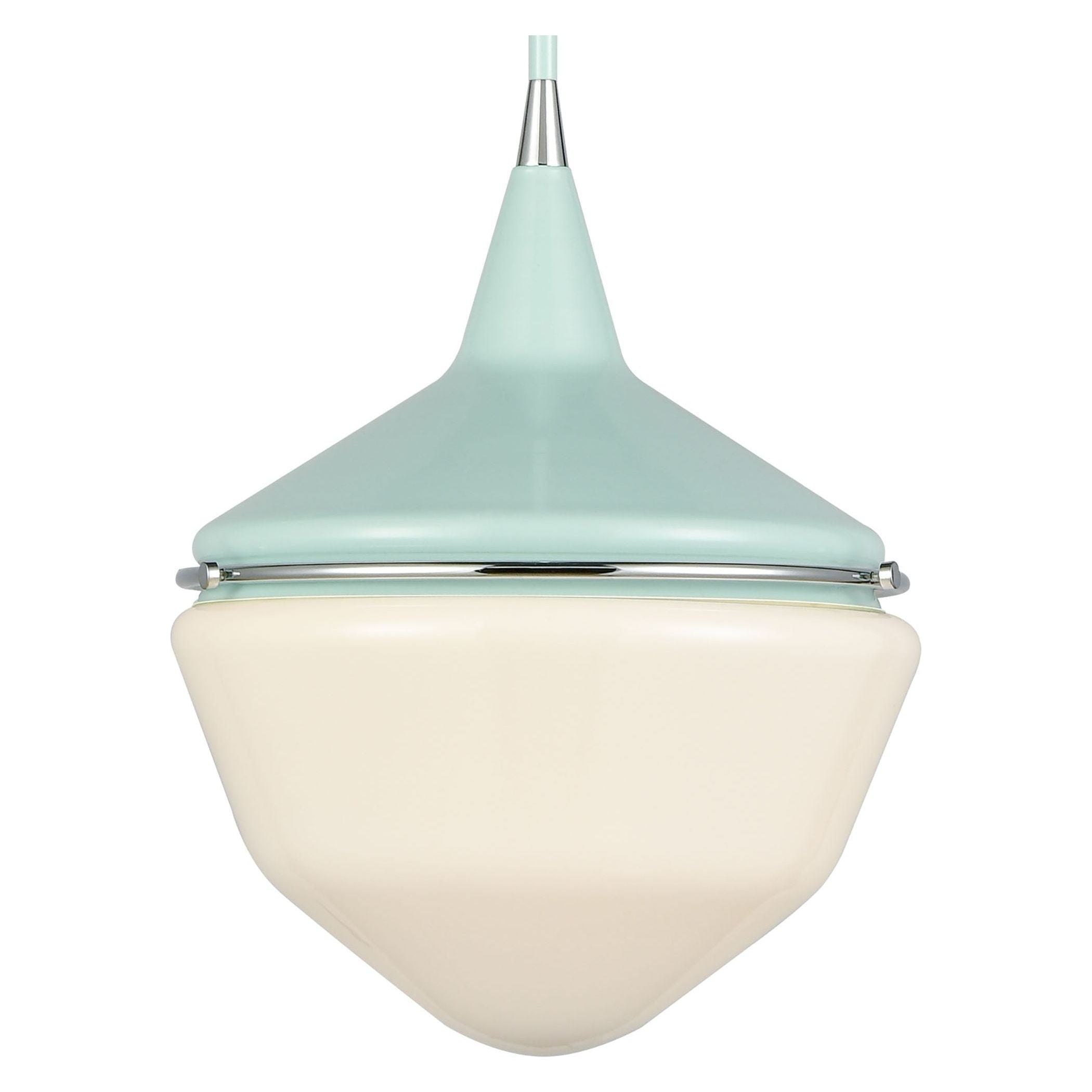 Mid-Century Schoolhouse 12" Wide 1-Light Mini Pendant