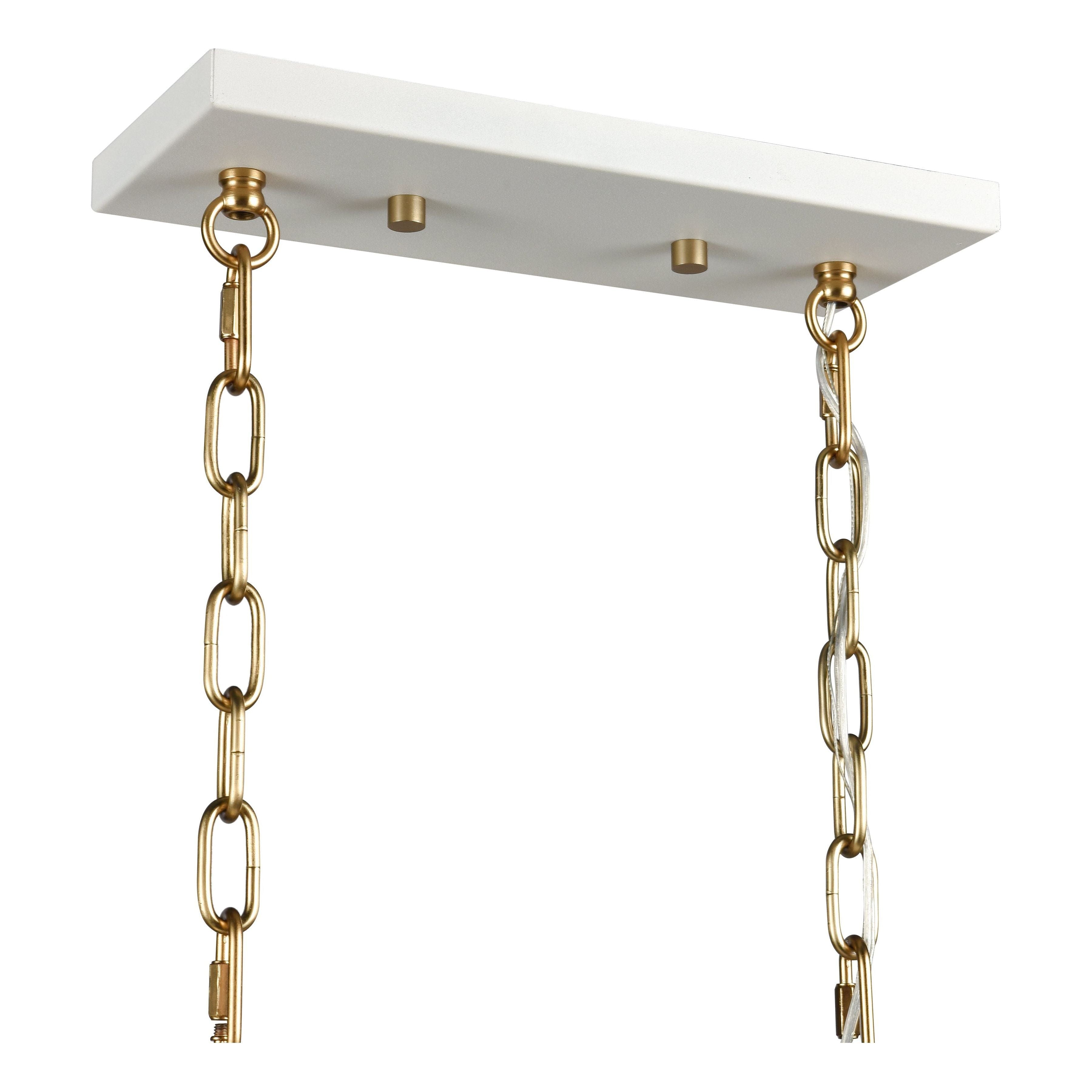 Sabine 58" Wide 10-Light Linear Chandelier