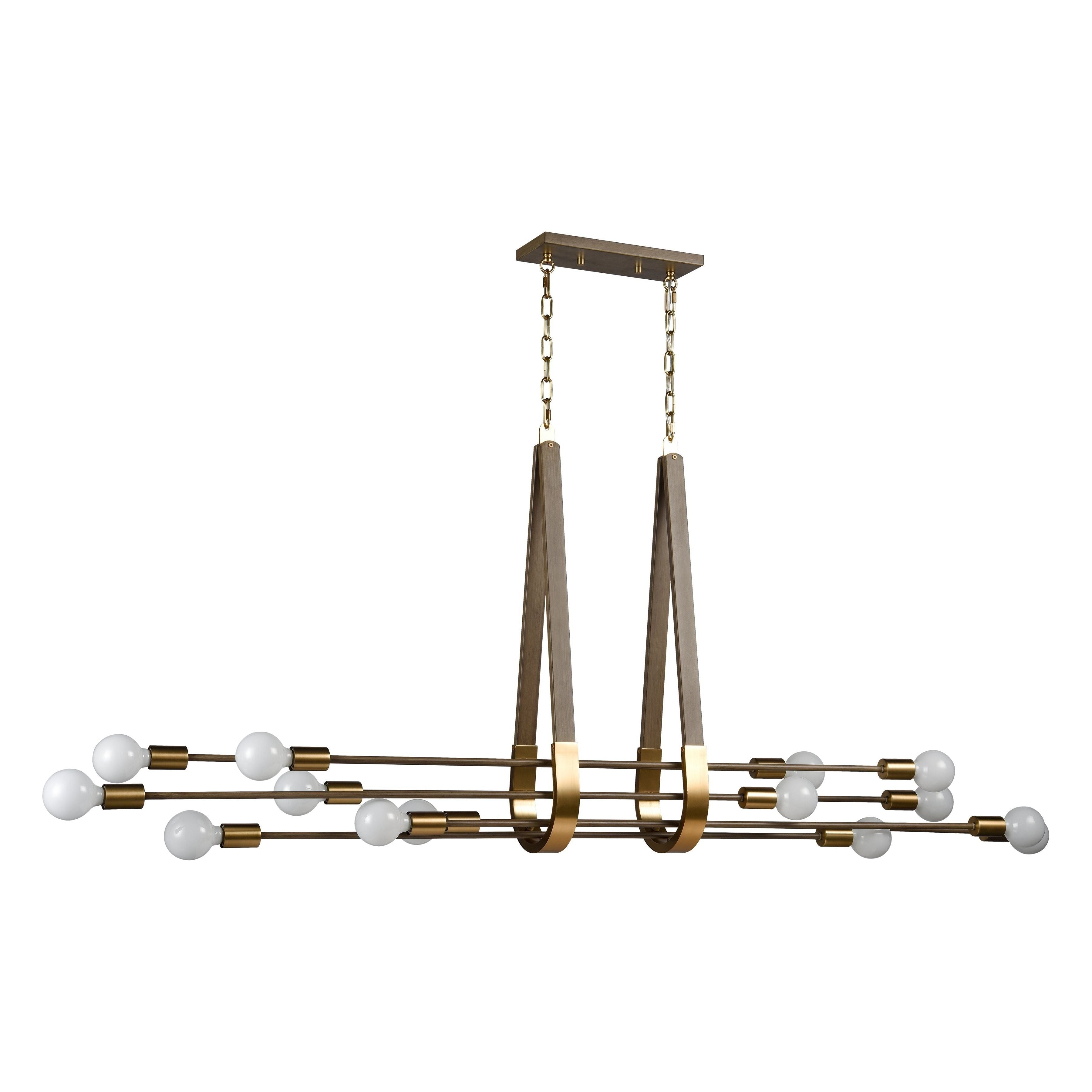 Sabine 72" Wide 14-Light Linear Chandelier