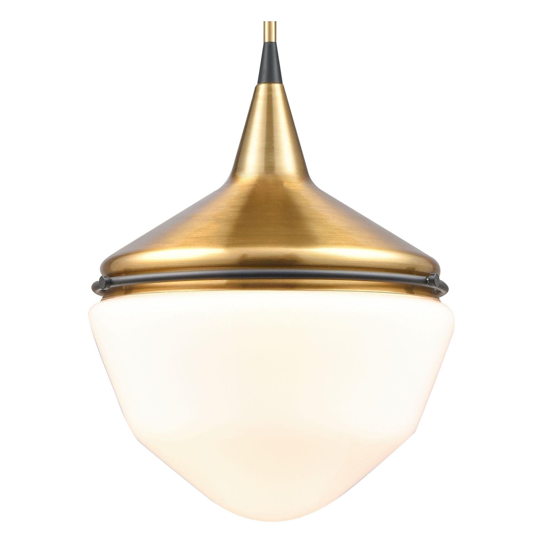 Mid-Century Schoolhouse 12" Wide 1-Light Mini Pendant