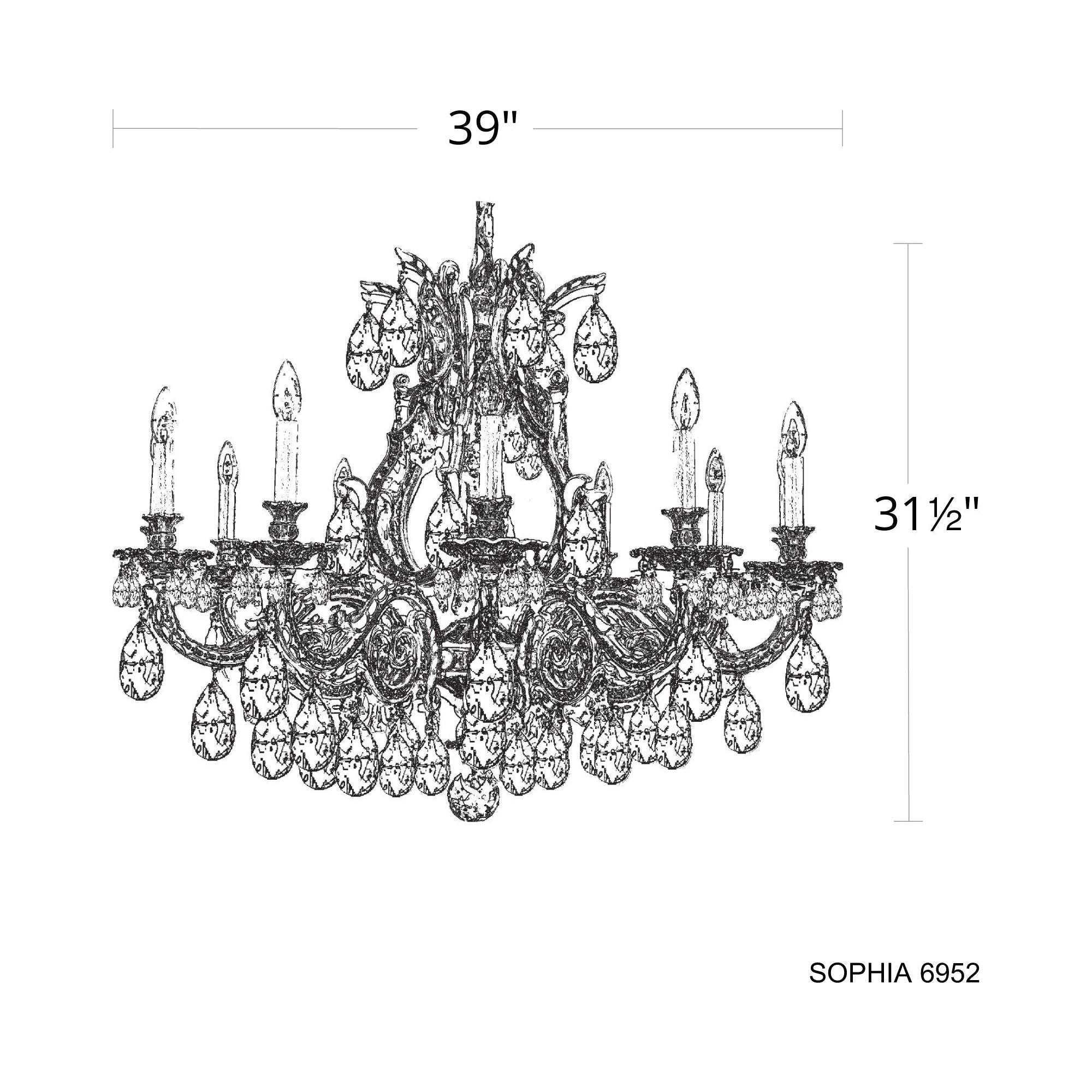 Sophia 12-Light Chandelier