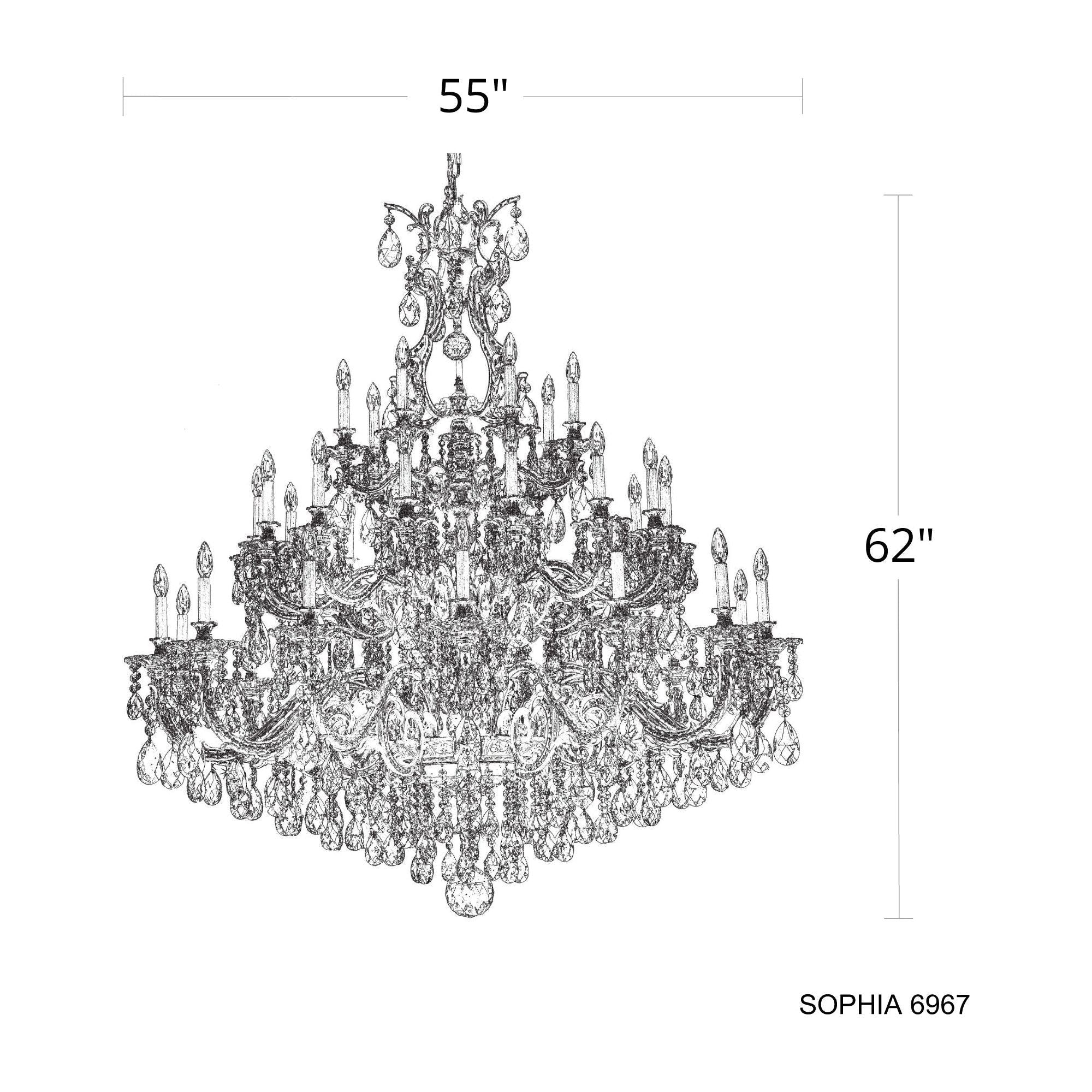 Sophia 35-Light Chandelier