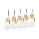 Aimie 5-Light Linear Chandelier
