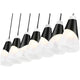 Aimie 7-Light Linear Chandelier
