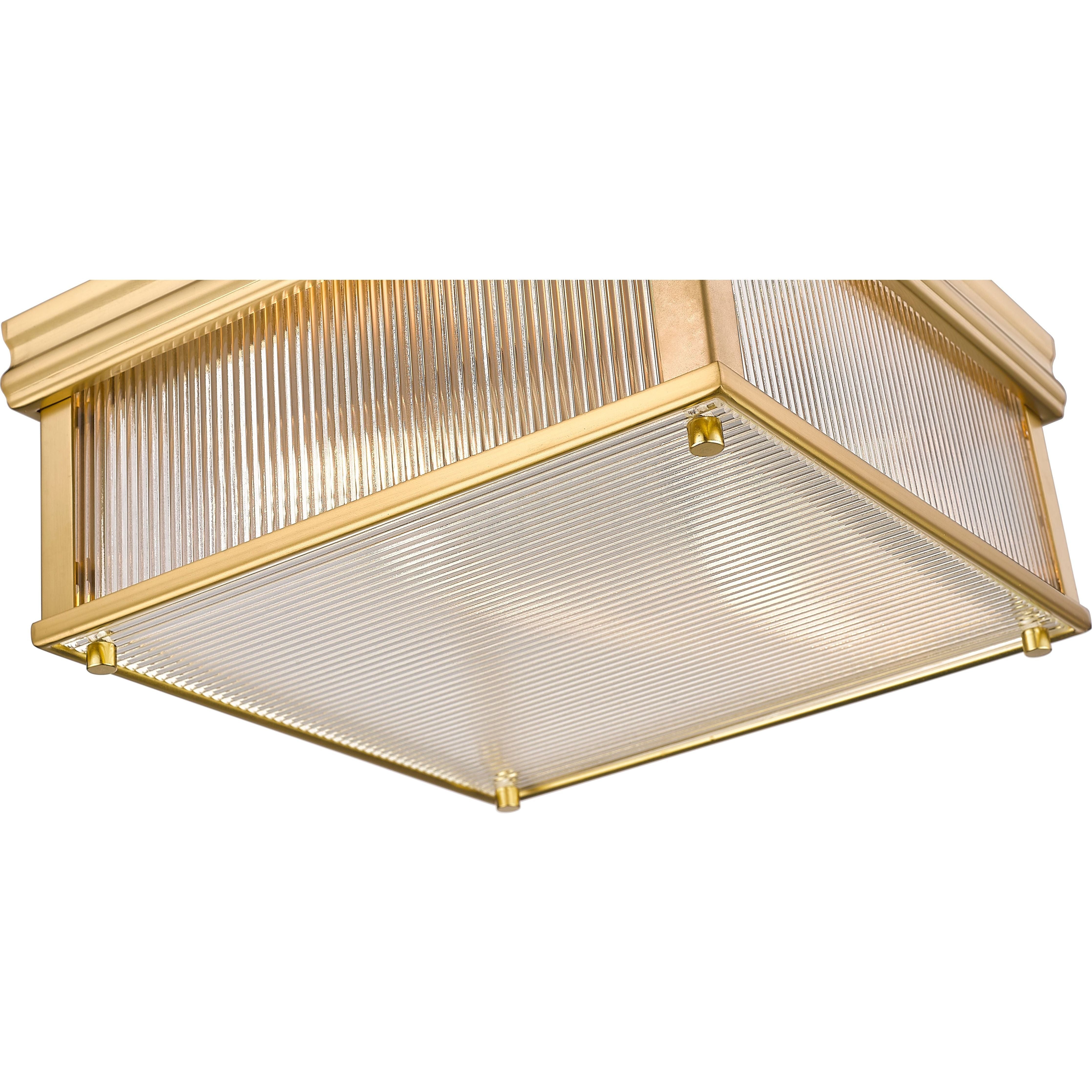 Carnaby 2-Light 13" Square Flush Mount