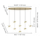Paratebueno 46" 8-Light 3CCT LED Pendant