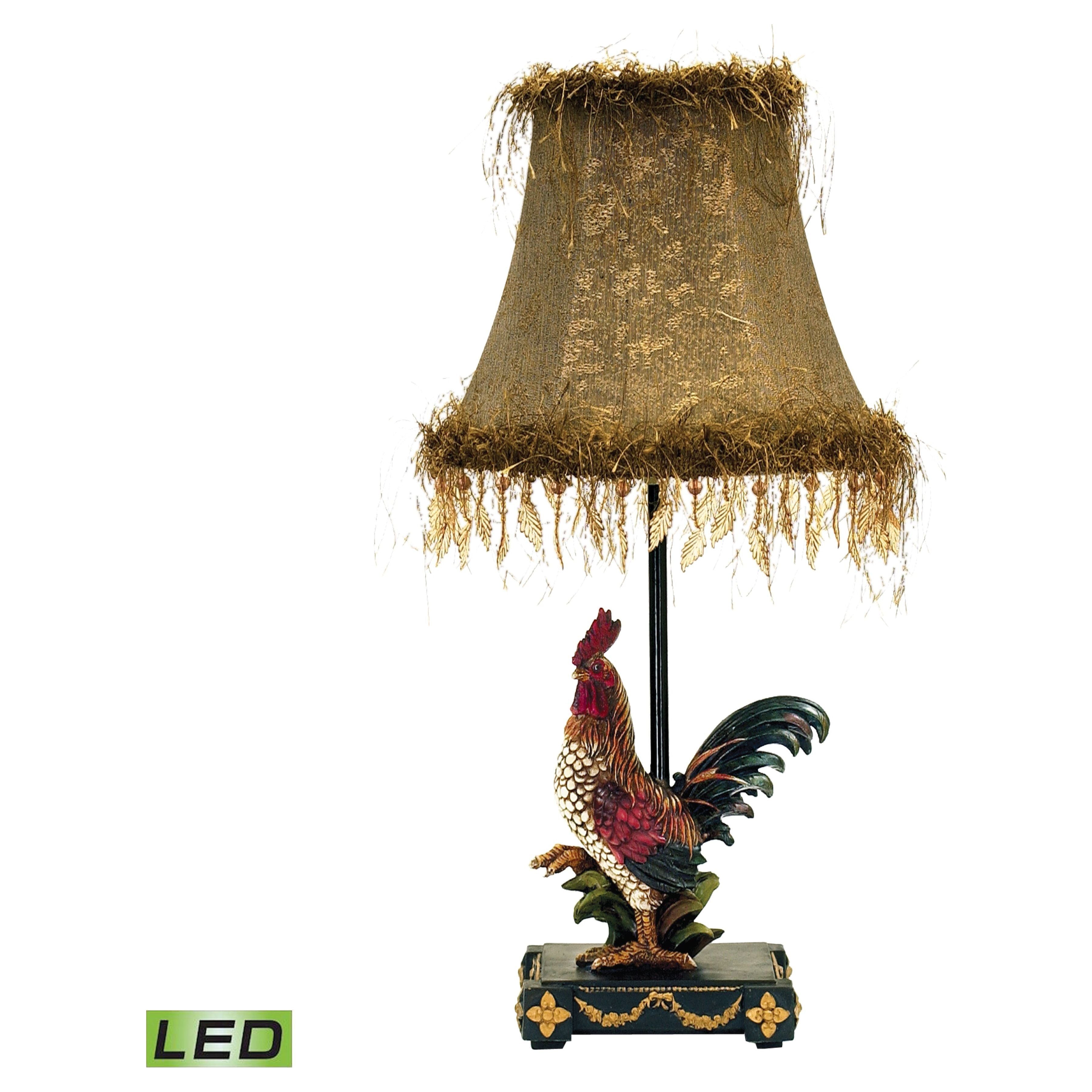 Petite Rooster 19" High 1-Light Table Lamp