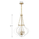 Mercer 4-Light Pendant
