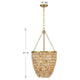 Catalan 4-Light Pendant