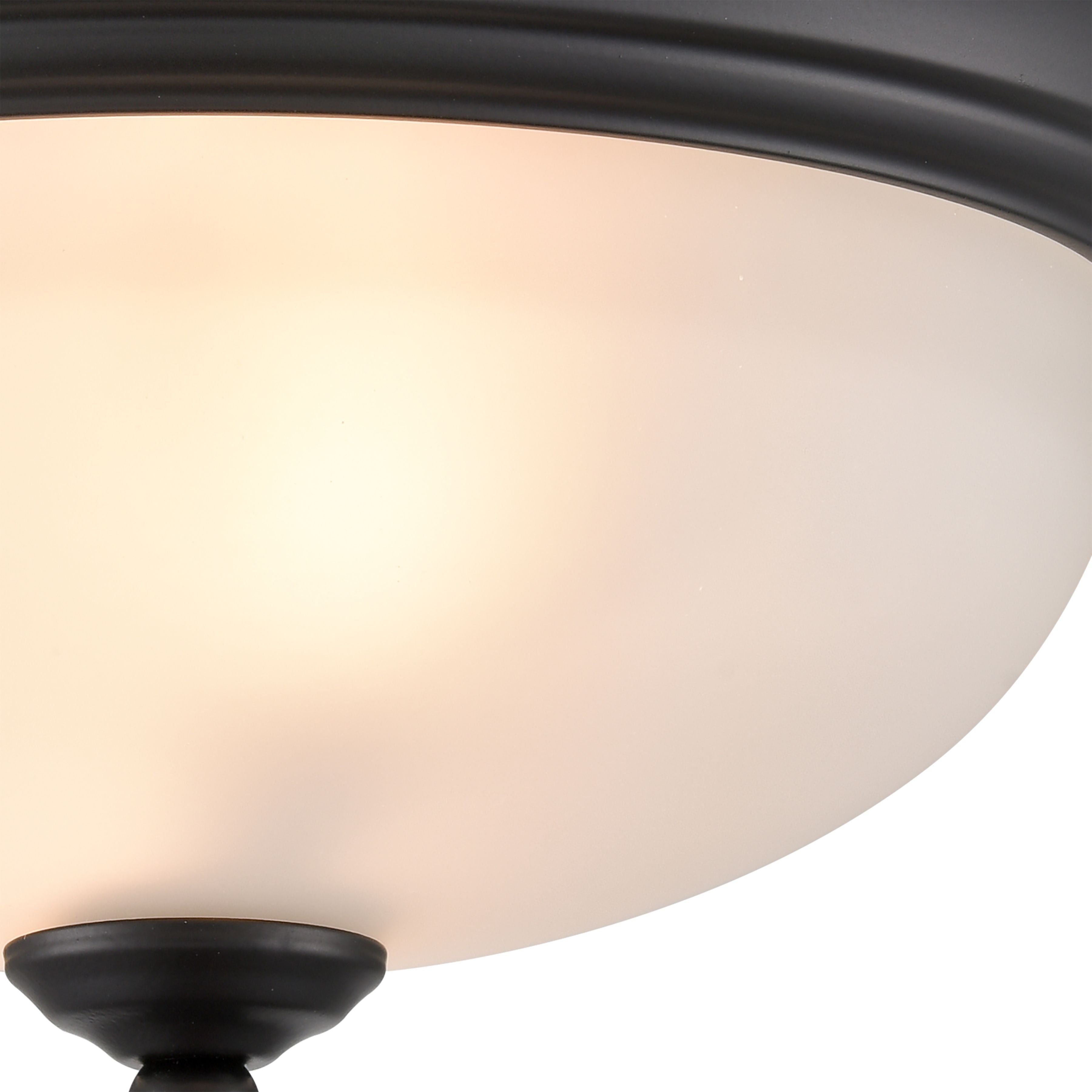 Basics 11" Wide 2-Light Flush Mount