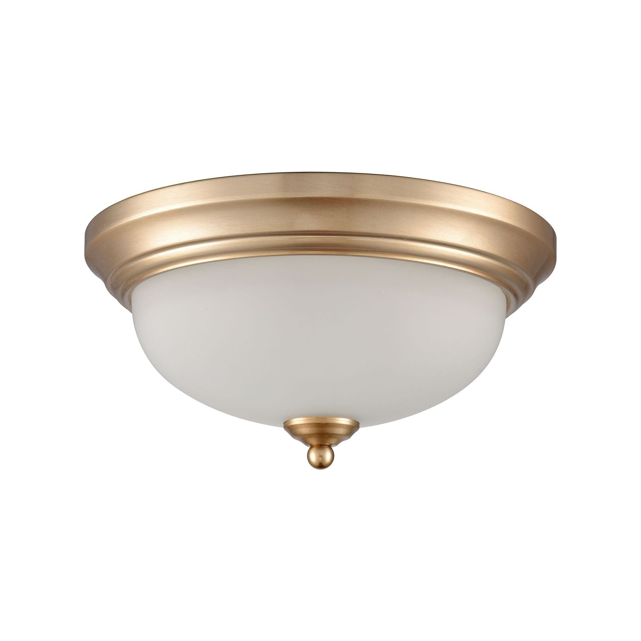 Basics 11" Wide 2-Light Flush Mount