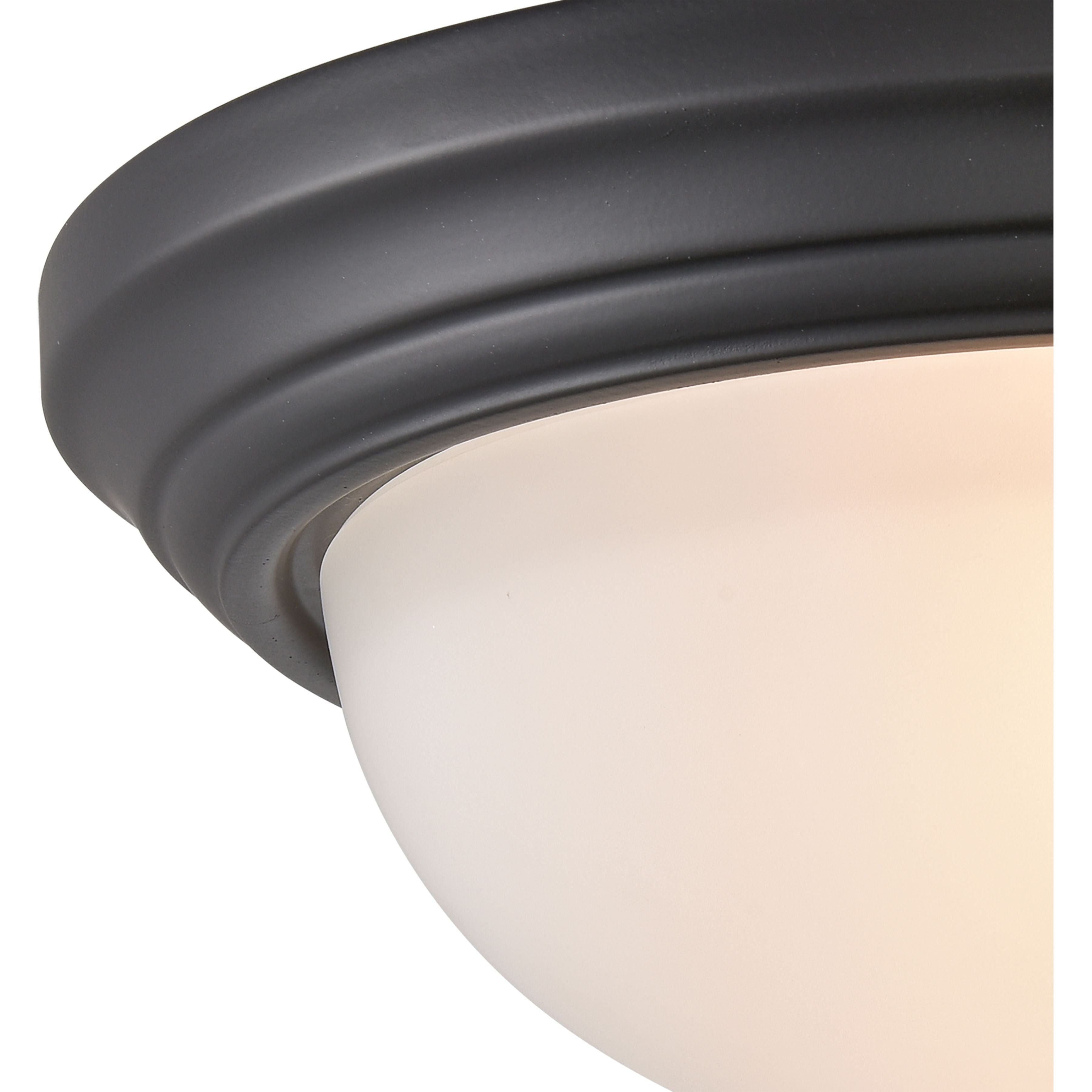 Basics 13" Wide 2-Light Flush Mount