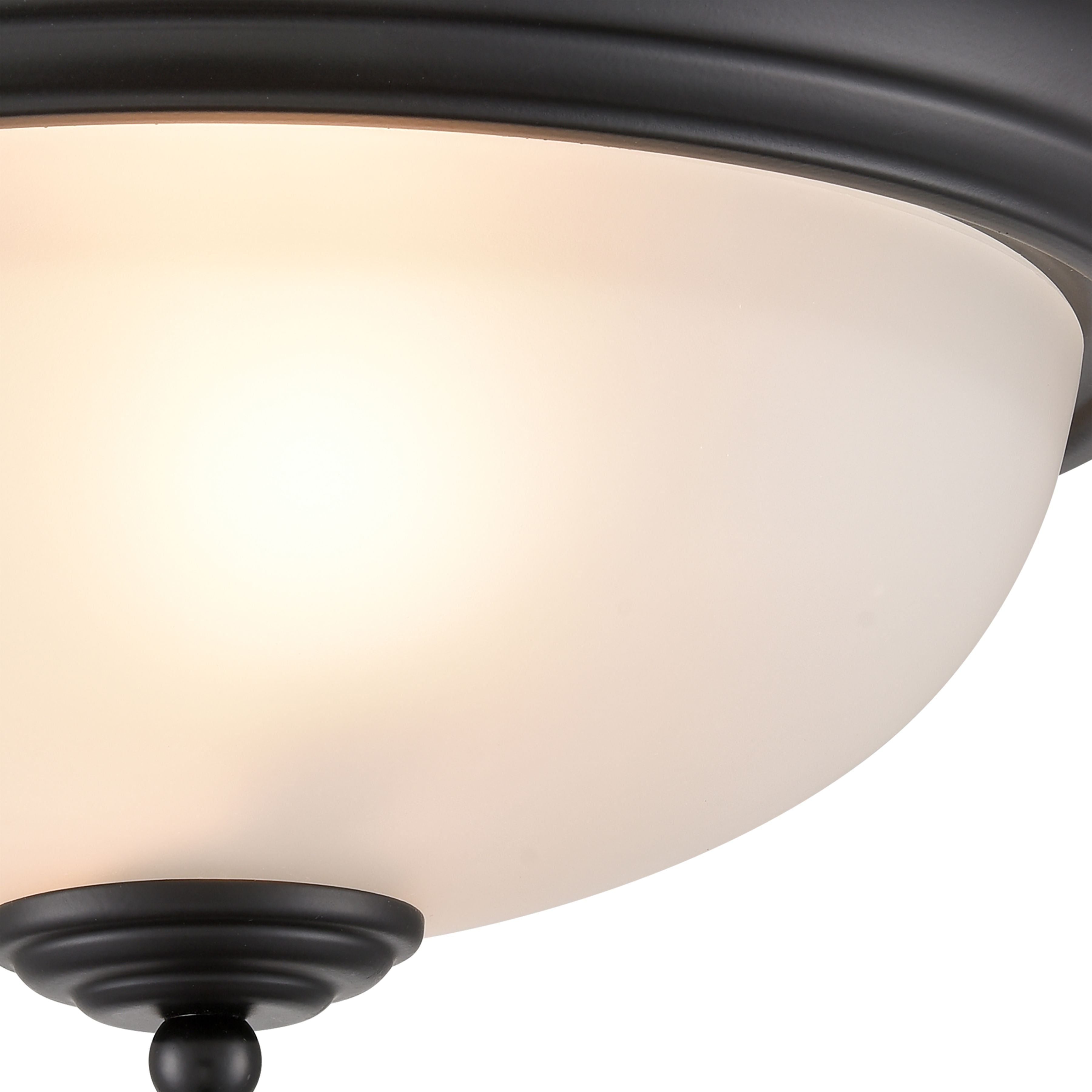 Basics 13" Wide 2-Light Flush Mount