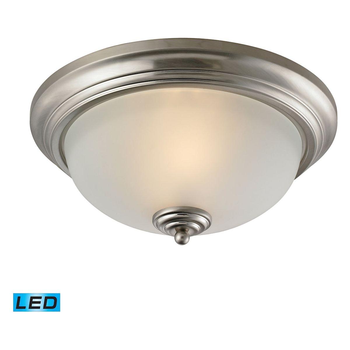 Huntington 13" Wide 2-Light Flush Mount