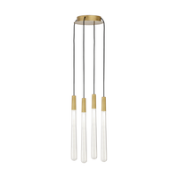 Pylon Crystal 4-Light Chandelier