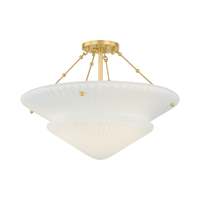 Loburn 3-Light Semi Flush Mount