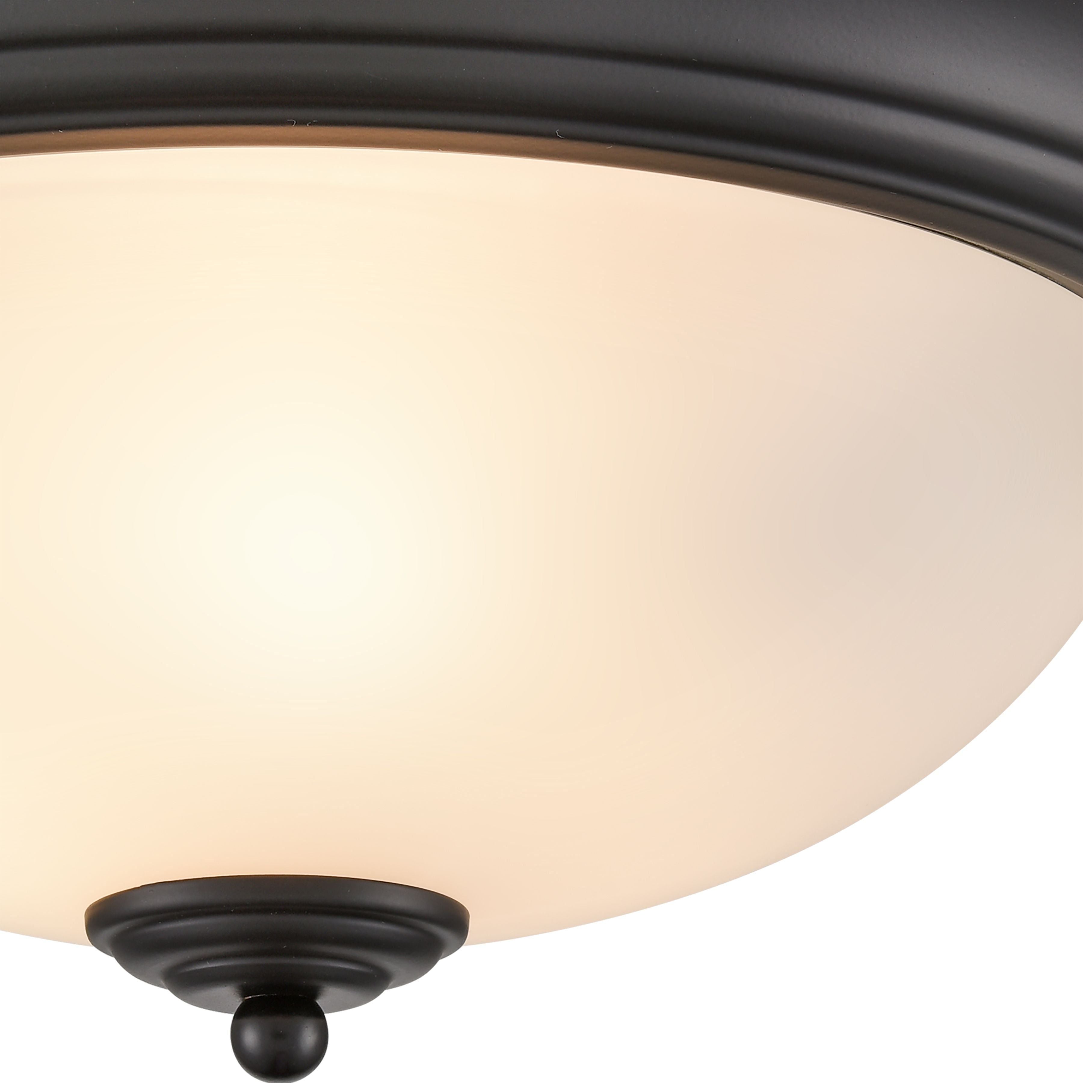 Basics 15" Wide 3-Light Flush Mount