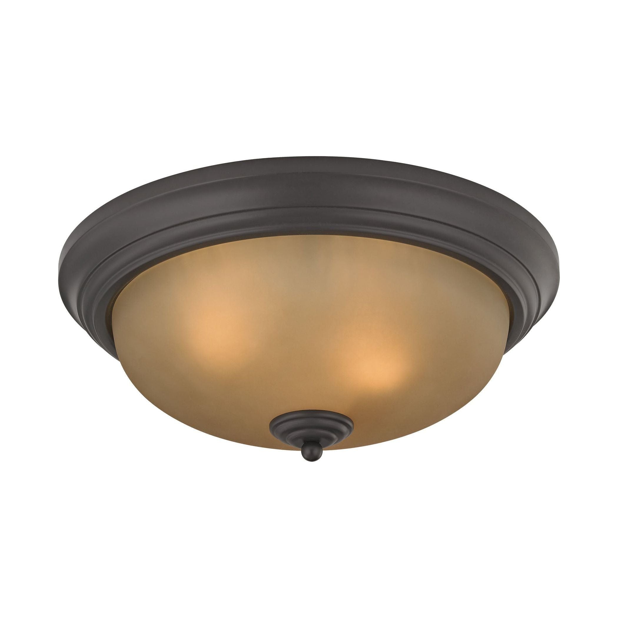 Huntington 15" Wide 3-Light Flush Mount