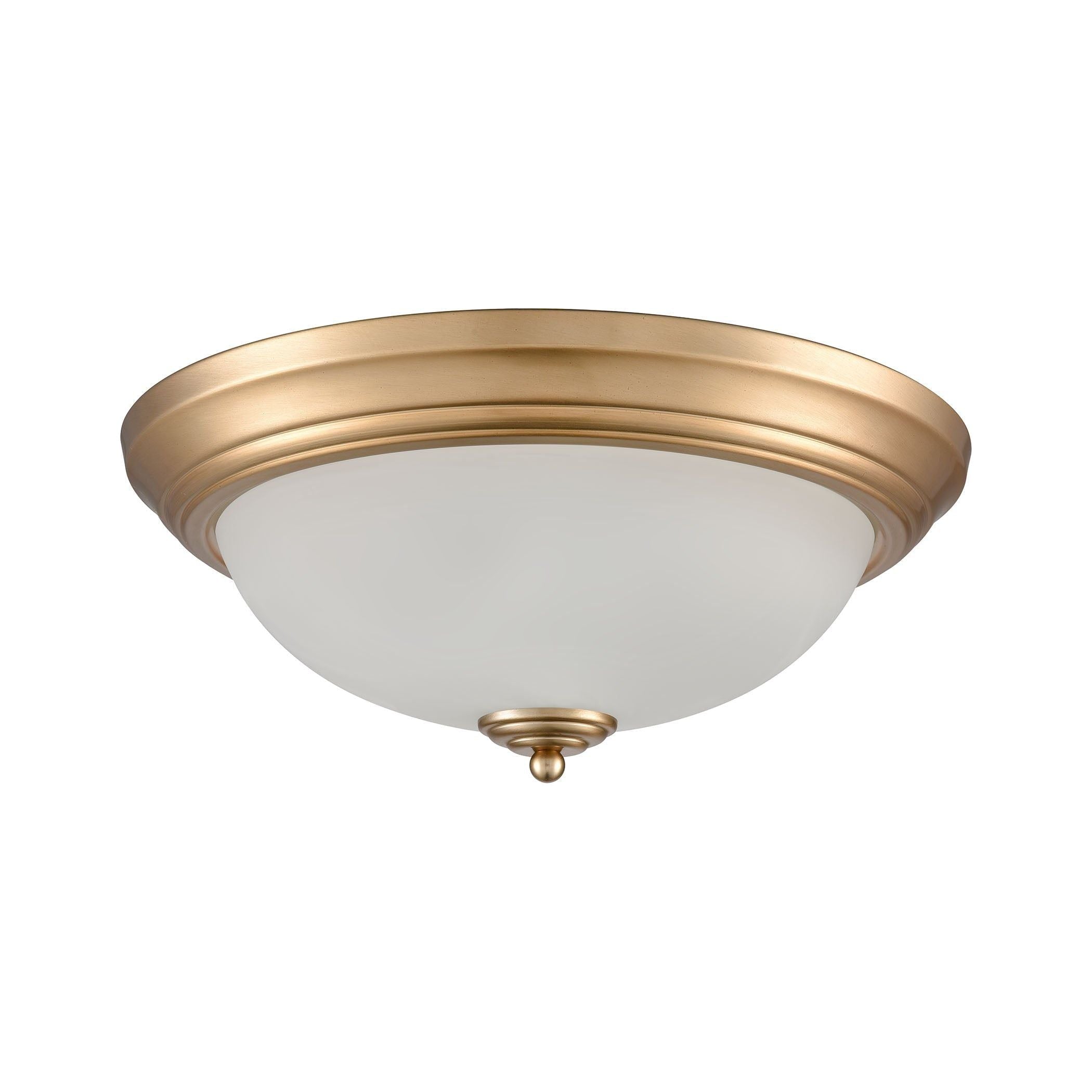 Basics 15" Wide 3-Light Flush Mount