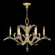 Beveled Arcs 42" Round Chandelier