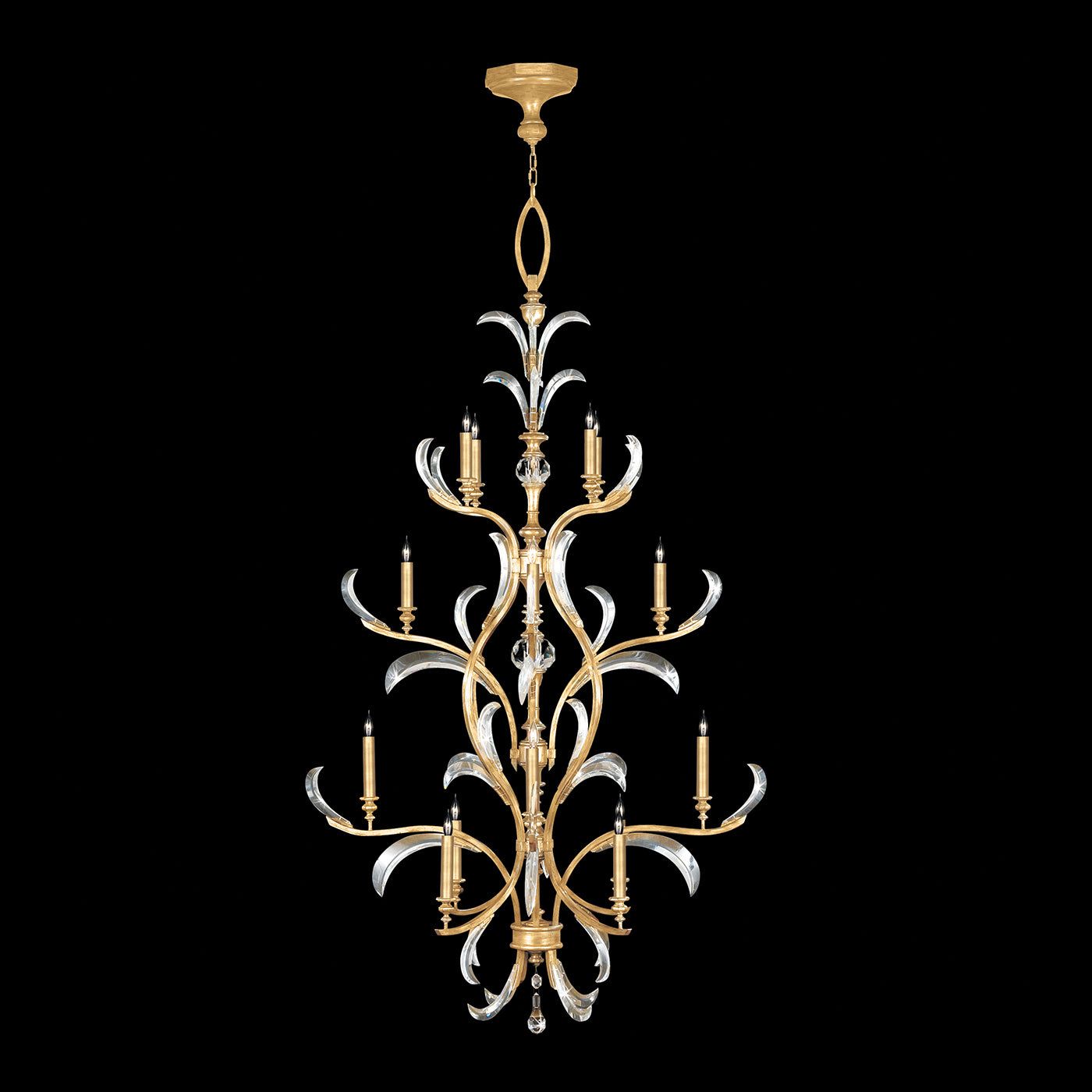 Beveled Arcs 48" Round Chandelier