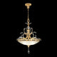 Beveled Arcs 32" Round Pendant
