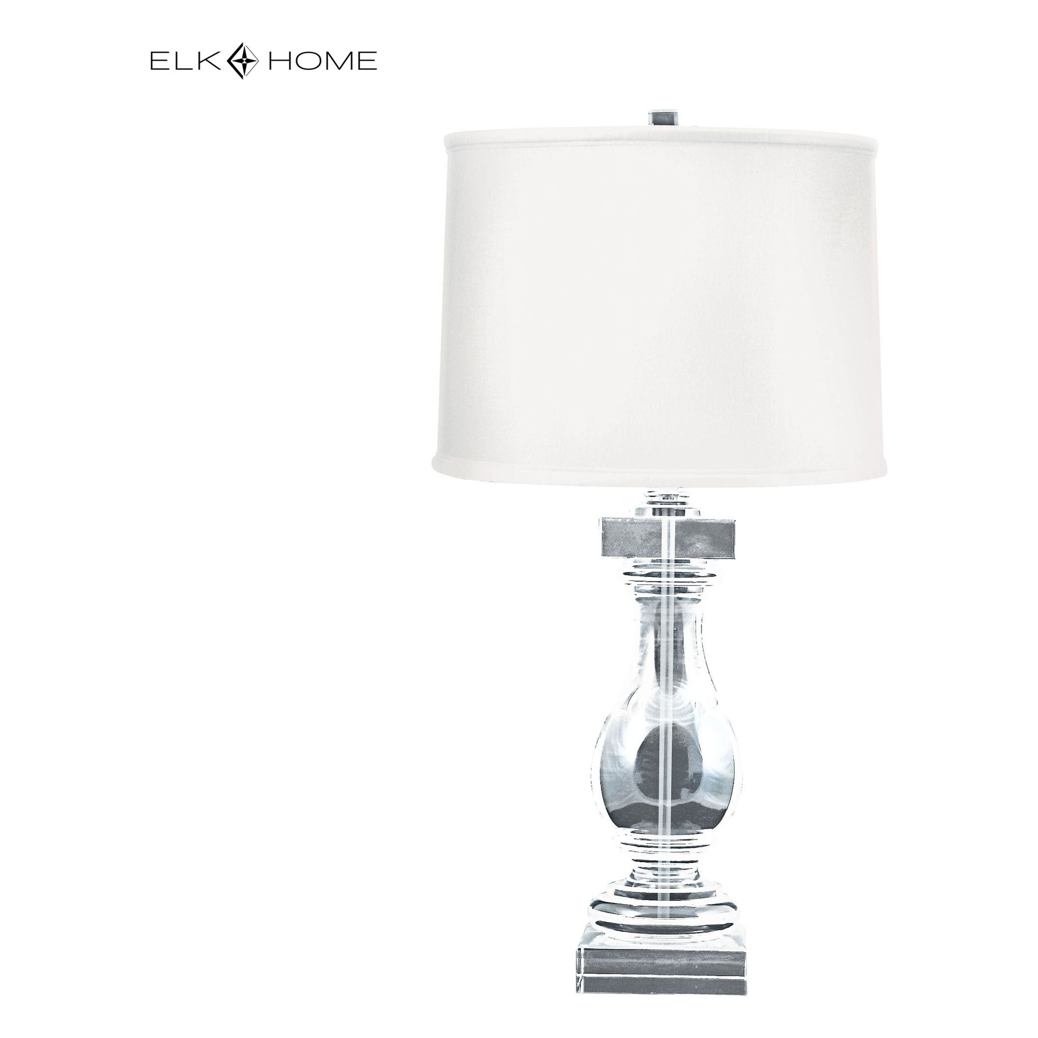 Crystal 28" High 1-Light Table Lamp