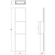 Flat Box Up/Down LED Panel Sconce