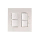 Dual Duplex Switch Wall Plate and Gang Box