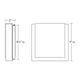 SQR LED Sconce