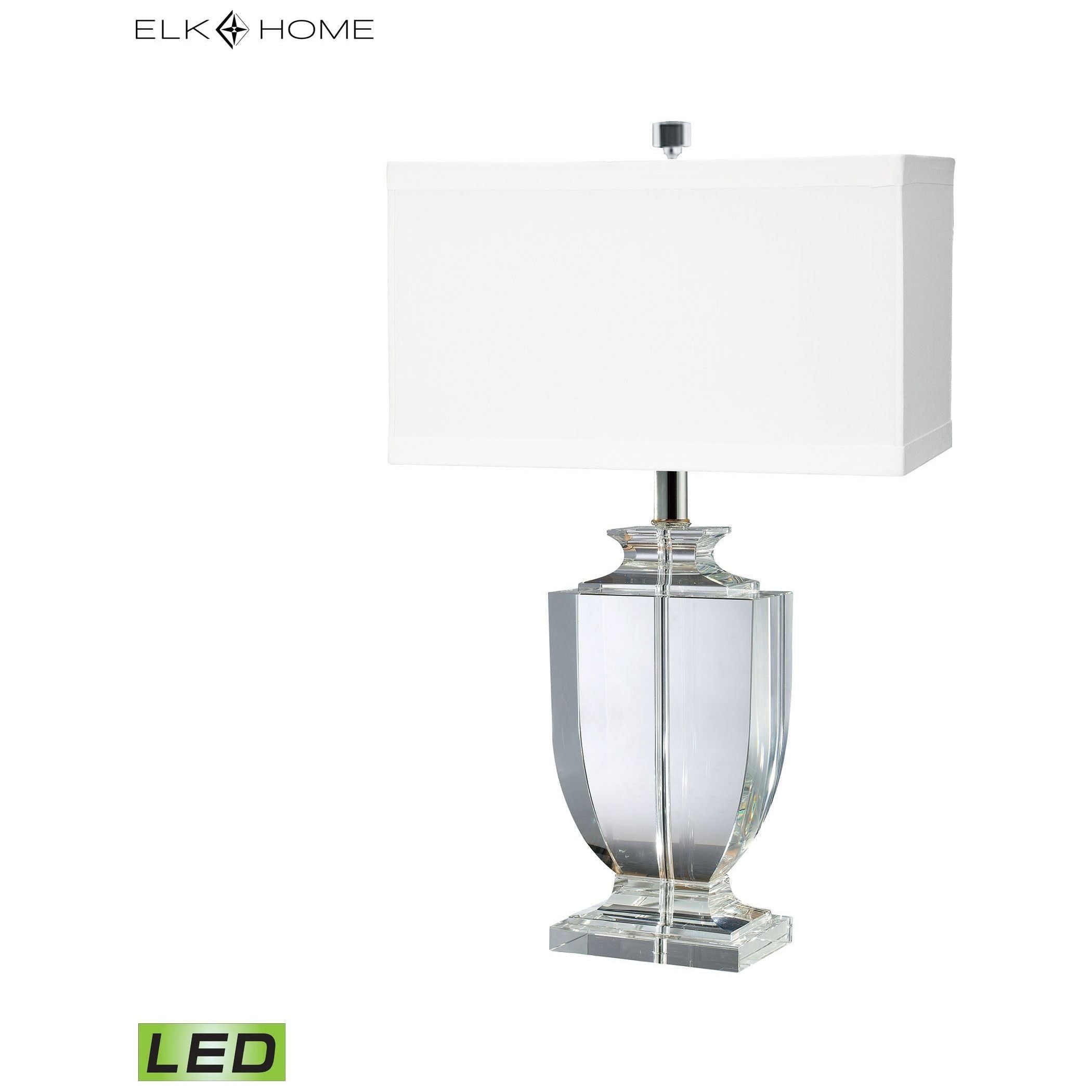 Crystal 27" High 1-Light Table Lamp