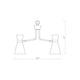 Soriano 3-Light Chandelier
