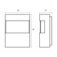 Band 8" LED Sconce