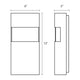 Band 13" LED Sconce