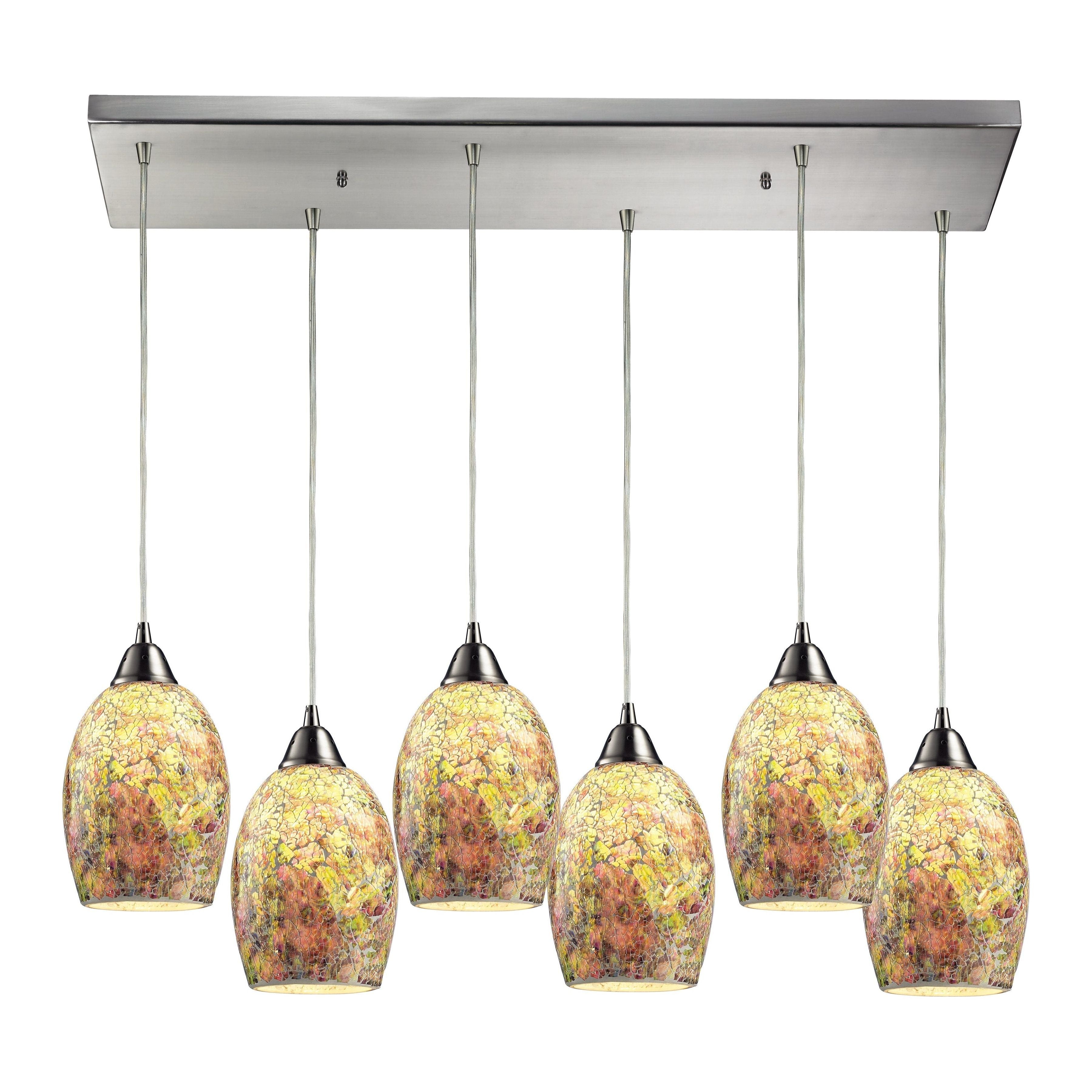 Avalon 9" Wide 6-Light Mini Pendant